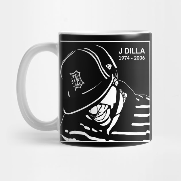 J DILLA noir by Stronghorn Designs